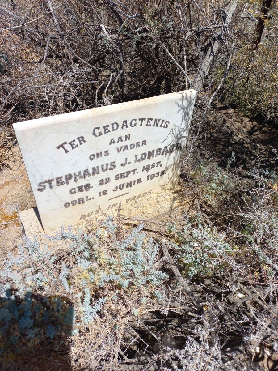 LOMBARD Stephanus J. 1857-1935