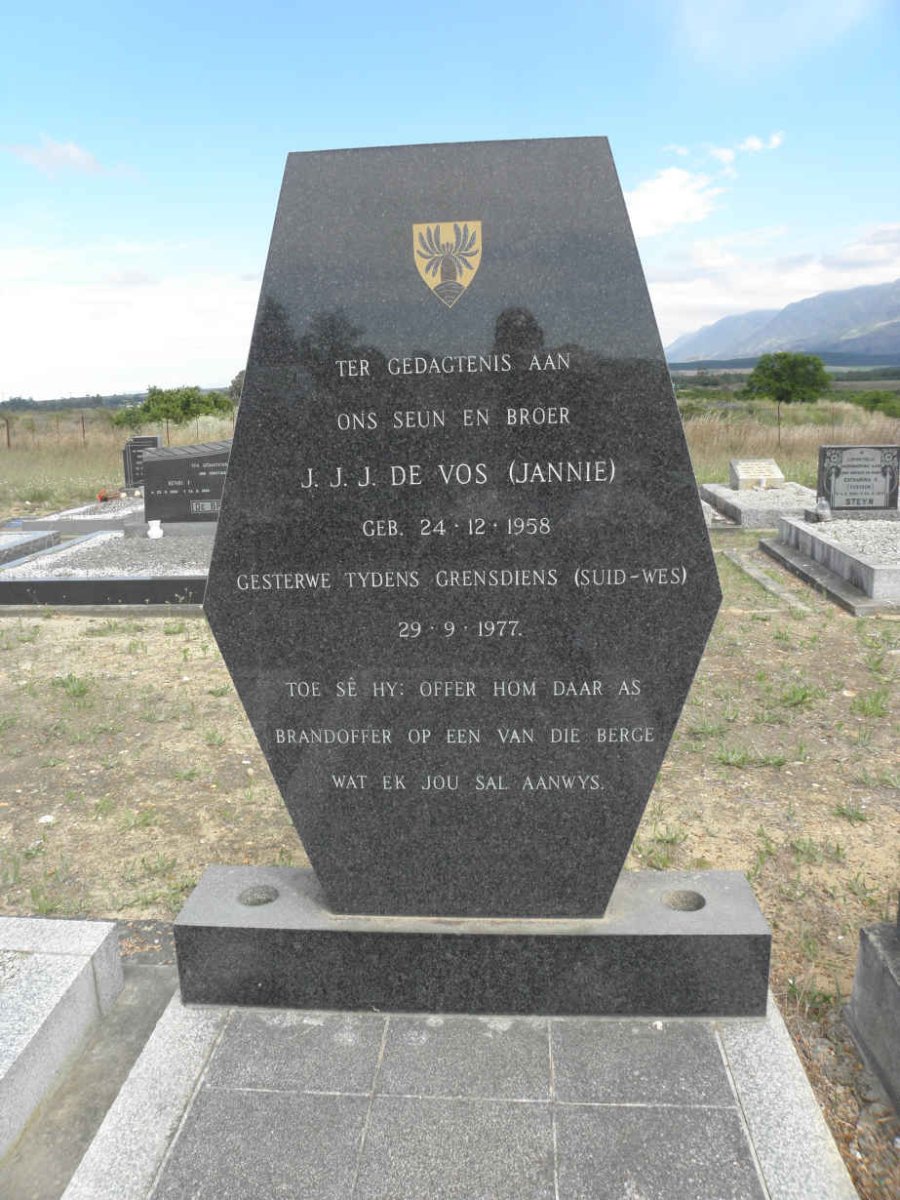 VOS J.J.J., de 1958-1977