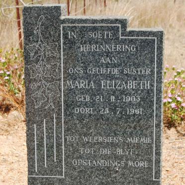 STEYN Maria Elizabeth 1903-1961