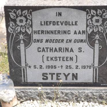 STEYN Catharina nee EKSTEEN 1905-1970