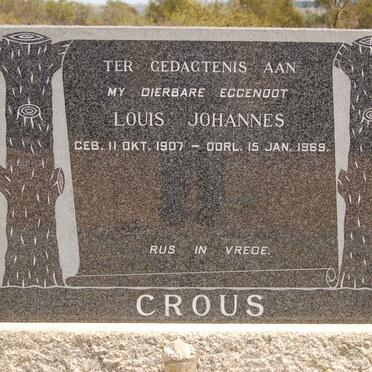 CROUS Louis Johannes 1907-1969