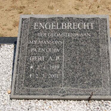 ENGELBRECHT Gert A.P. 1939-2001