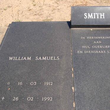 SMITH William Samuels 1912-1992