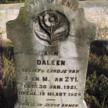 ZYL Daleen, van 1921-1924