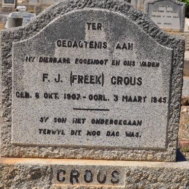 CROUS F.J. 1907-1945