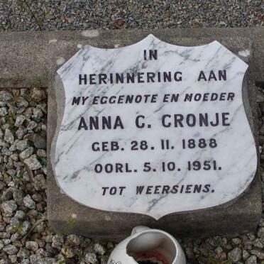 CRONJE Anna C. 1888-1951