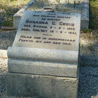 CROUS Susanna C. 1920-1941