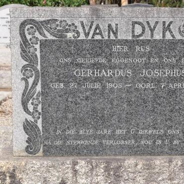 DYK Gerhardus Josephus, van 1905-1962