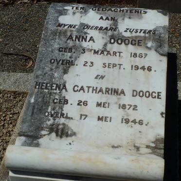 DOOGE Anna 1867-1946 :: DOOGE Helena Catharina 1872-1946