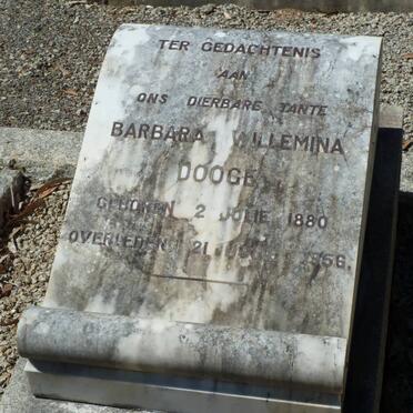 DOOGE Barbara Willemina 1880-1956