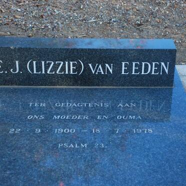 EEDEN E.J., van 1900-1978