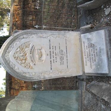 MOULTON William Thomas -1913 &amp; Johanna Maria -1938