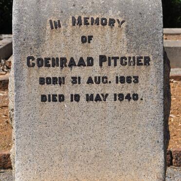 PITCHER Coenraad 1863-1940