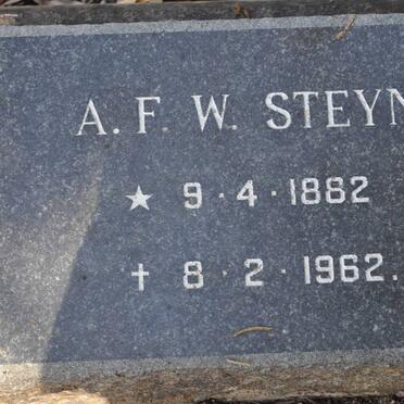 STEYN A.F.W. 1882-1962