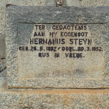 STEYN Hermanus 1882-1952