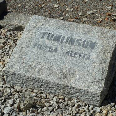 TOMLINSON Frieda Aletta