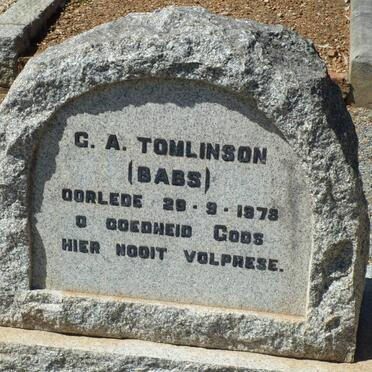 TOMLINSON G.A. -1978