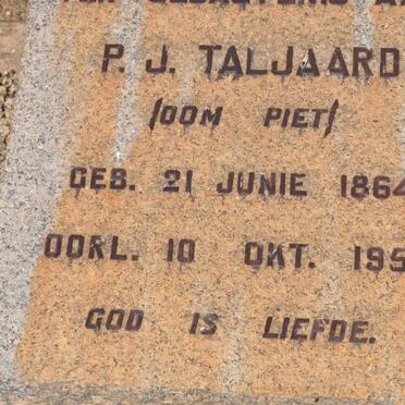 TALJAARD P.J. 1864-1956