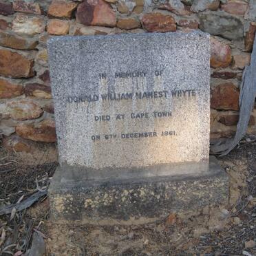 WHYTE Donald William Hanest -1961