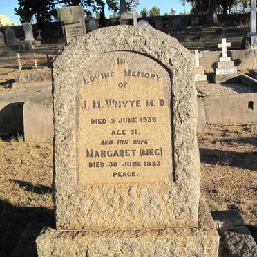 WHYTE J.M. -1939 &amp; Margaret -1953