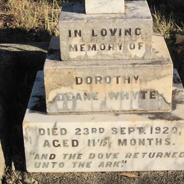WHYTE Dorothy Deane -1920