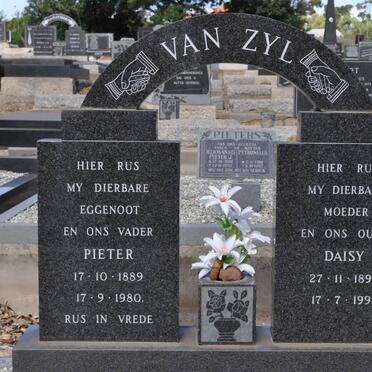 ZYL Pieter, van 1889-1980 &amp; Daisy 1899-1998