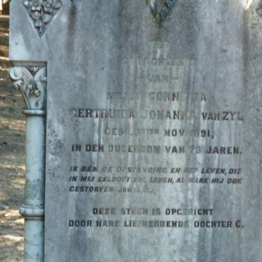 ZYL Cornelia Gertruida Johanna, van -1891