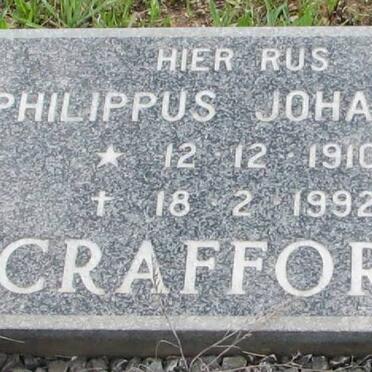CRAFFORD Philippus Johannes 1910-1992