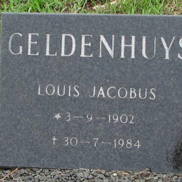GELDENHUYS Louis Jacobus 1902-1984