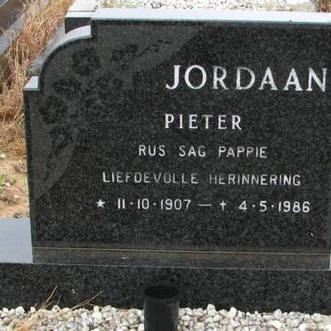 JORDAAN Pieter 1907-1986