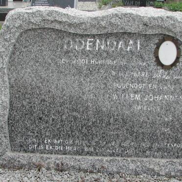 ODENDAAL Willem Johannes