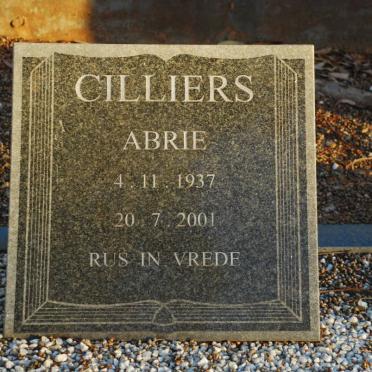 CILLIERS Abrie 1937-2001