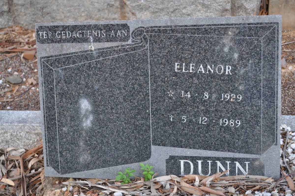 DUNN Eleanor 1929-1989