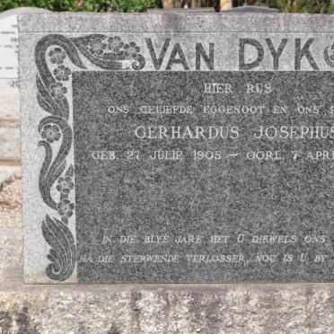DYK Gerhardus Josephus, van 1905-1962