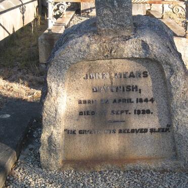 DEVENISH John Mears 1844-1920