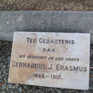 ERASMUS Gerhardus J. 1866-1917