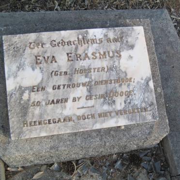 ERASMUS Eva nee HOLSTER