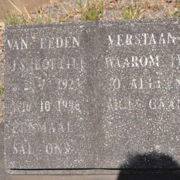 EEDEN J.S., van nee BOTH 1923-1996