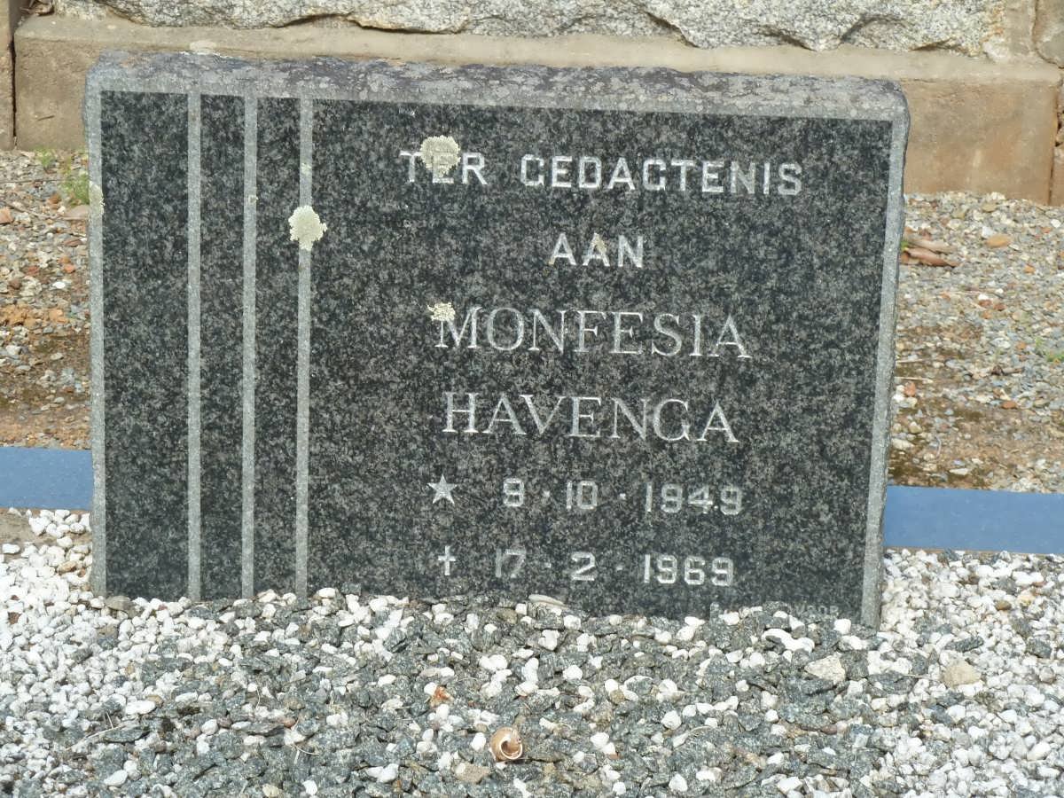 HAVENGA Monfesia 1949-1969