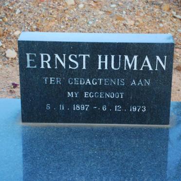 HUMAN Ernst 1897-1973