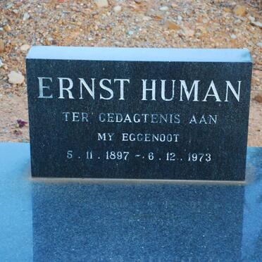 HUMAN Ernst 1897-1973