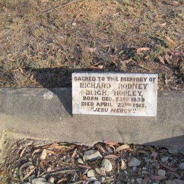 HOPLEY Richard Rodney Bligh 1829-1915