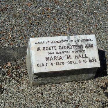 HALL Maria M. 1878-1935