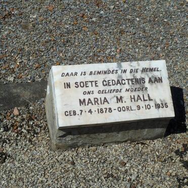 HALL Maria M. 1878-1935