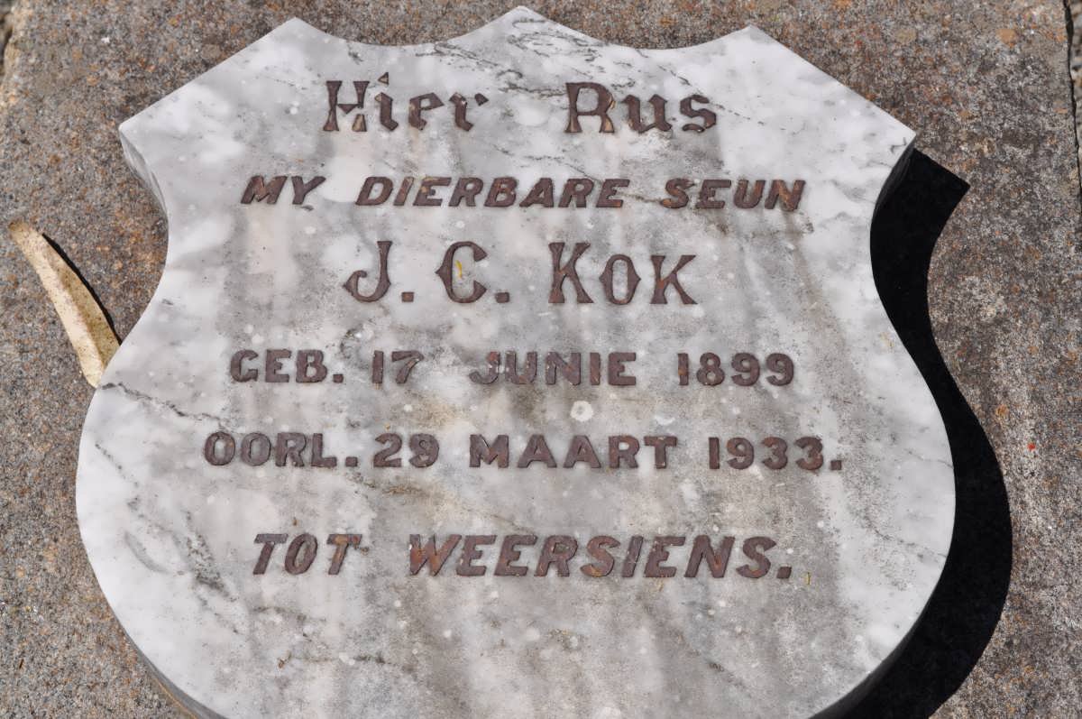 KOK J.C. 1899-1933