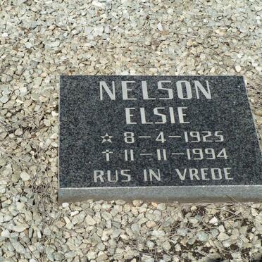 NELSON Elsie 1925-1994