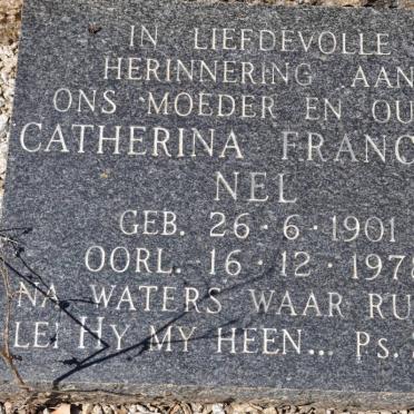 NEL Catherina Francina 1901-1978