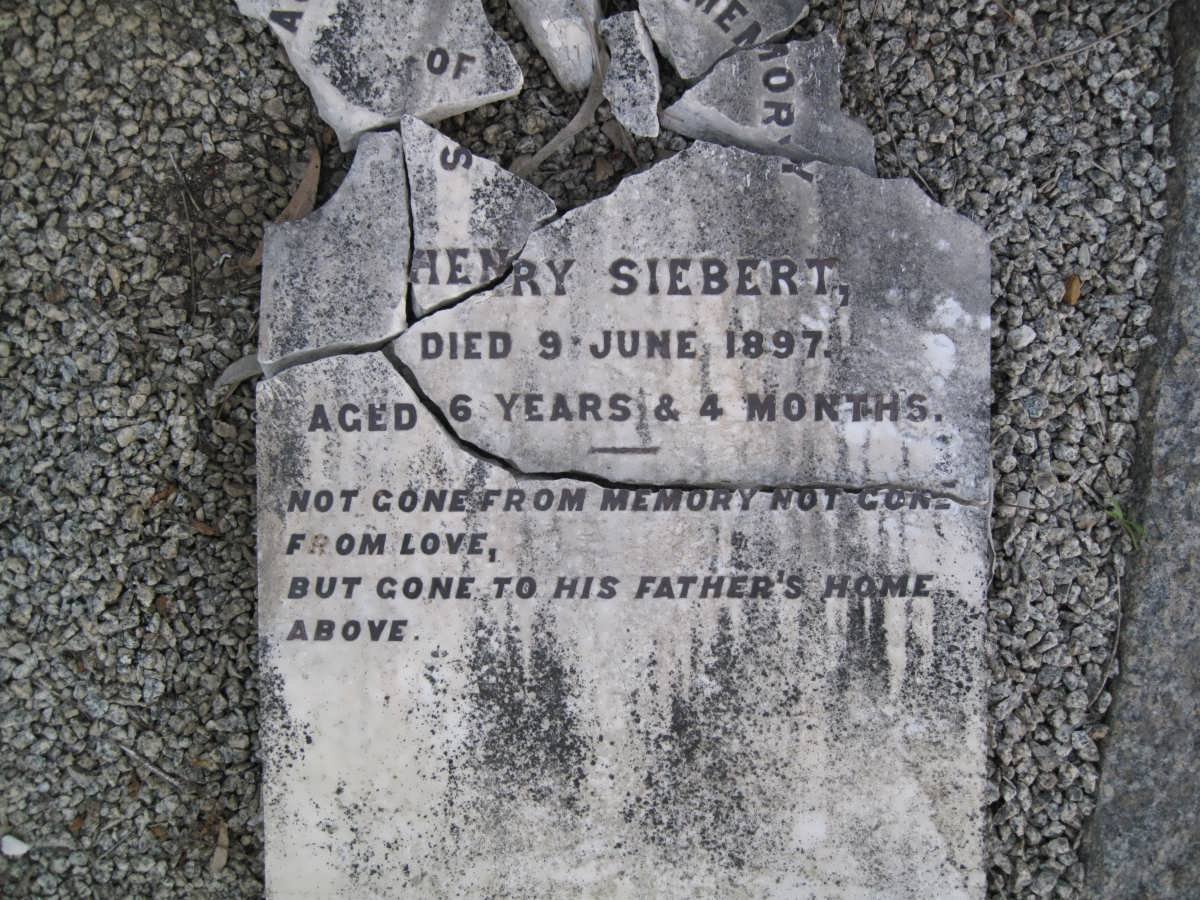 SIEBERT Henry -1897