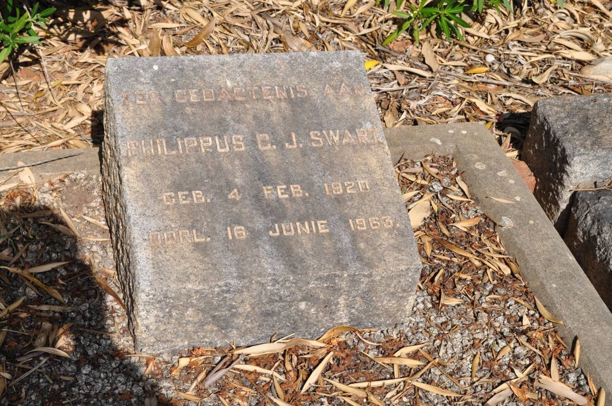 SWART Philippus C.J. 1920-1963
