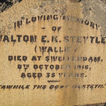 STEYTLER Walton E.K. -1916